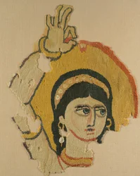 Kopf einer Tänzerin, Wandteppich